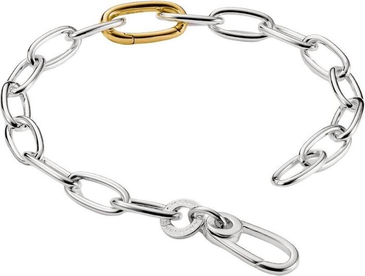 Immagine prodotto Thomas Sabo Charm Armband Paperclip mit einem Connect Link Silber (15 cm, Argento 925)