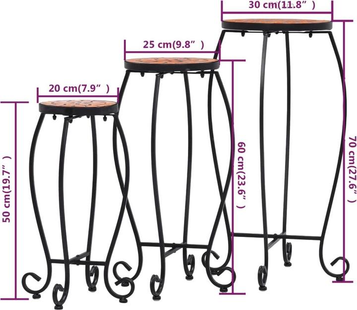 Actual product image vidaXL Blumentreppe