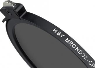 H&Y Grauer Zirkularpolarisationsfilter ND32 K-Serie CPL HD MRC – 95 mm Drop-in (95 mm, Polarisationsfilter)