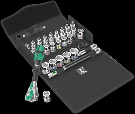 Actual product image Wera 8100 SB All-In Zyklop Speed Ratchet Set (10 mm, 11 mm, 12 mm, 13 mm, 14 mm, 15 mm, 16 mm, 17 mm, 18 mm, 19 mm, 6 mm, 7 mm, 8 mm, 9 mm)