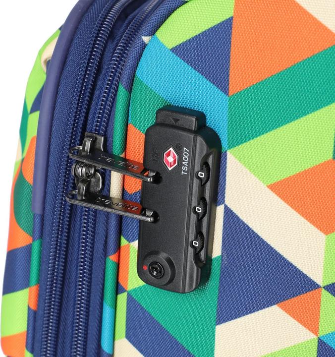 Actual product image Travelite Campus 4-wheel suitcase set, 3-piece with stretch fold (185 l)