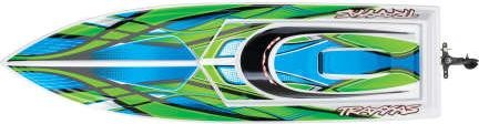 Productafbeelding Traxxas BATEAU BLAST 603mm EP RTR GROEN TQ 2.4GHz w/USB-C Lader & Accu