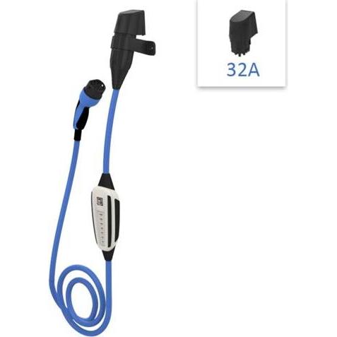 Thumbnail - NRGkick, Elektroauto Ladestation, KfW Max 5m Schutzverriegelung,Wandsteckd32A (Typ 2, 22 kW, 32 A, CEE 32)