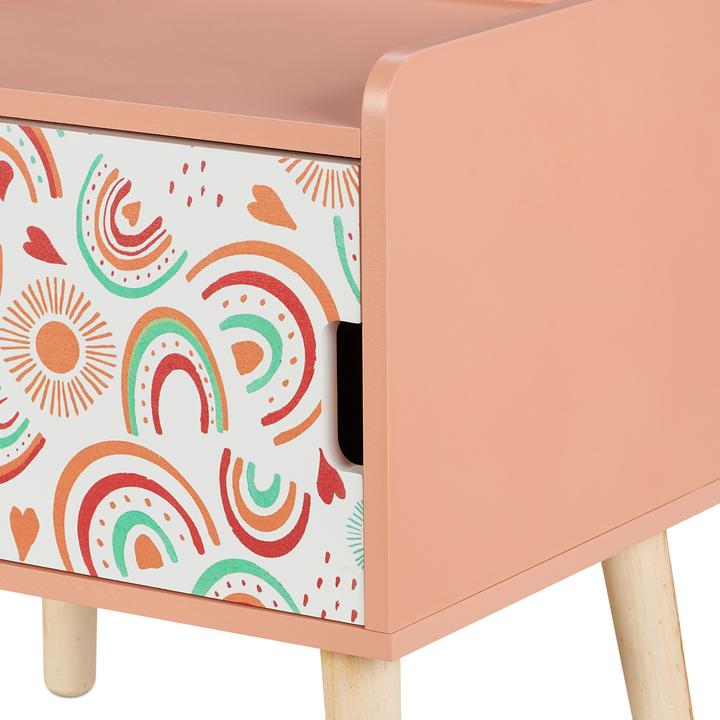 Actual product image Relaxdays Children's nightstand