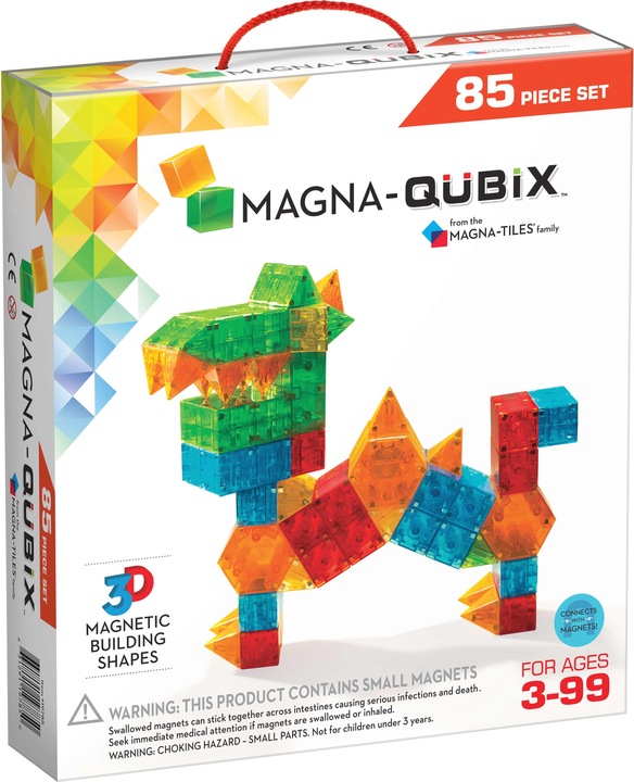 Actual product image Magna-Tiles Magna-Qubix® Set (85-piece)