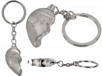 Actual product image Ootb Metal keychain, Broken Heart