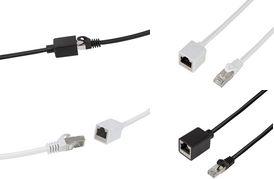 Produktbild LogiLink Patchkabelverlängerung Premium, Kat.6A, 2,0 m, weiss RJ45-Stecker (S/FTP, CAT6a, 2 m)