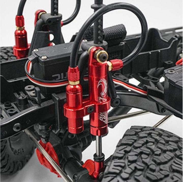Produktbild Yeah Racing Stossdämpfer Desert Lizard Piggypack Schwarz, 100 mm