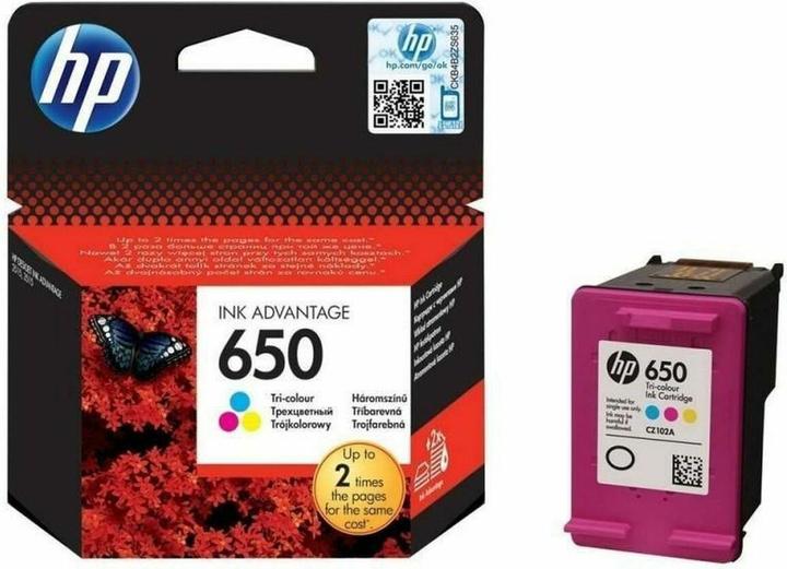 Produktbild HP 650 - Farbe (Cyan, Magenta, Gelb) - Original (C, M, Y)