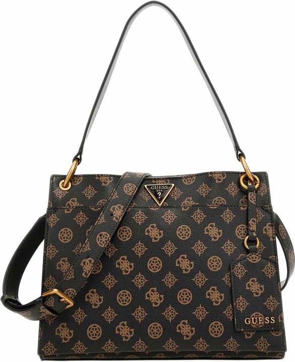Produktbild Guess Basilea Girlfriend Satchel Mocha Logo