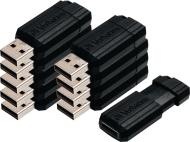 Produktbild Verbatim PinStripe 10er Pack bulk (8 GB, USB 2.0)