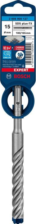 Productafbeelding Bosch Professional Zubehör Expert SDS plus-7X hamerboor, 15 x 100 x 165 mm (15 millimeter)