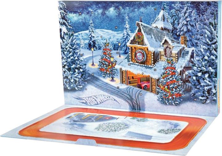 Actual product image Hot Wheels Advent calendar