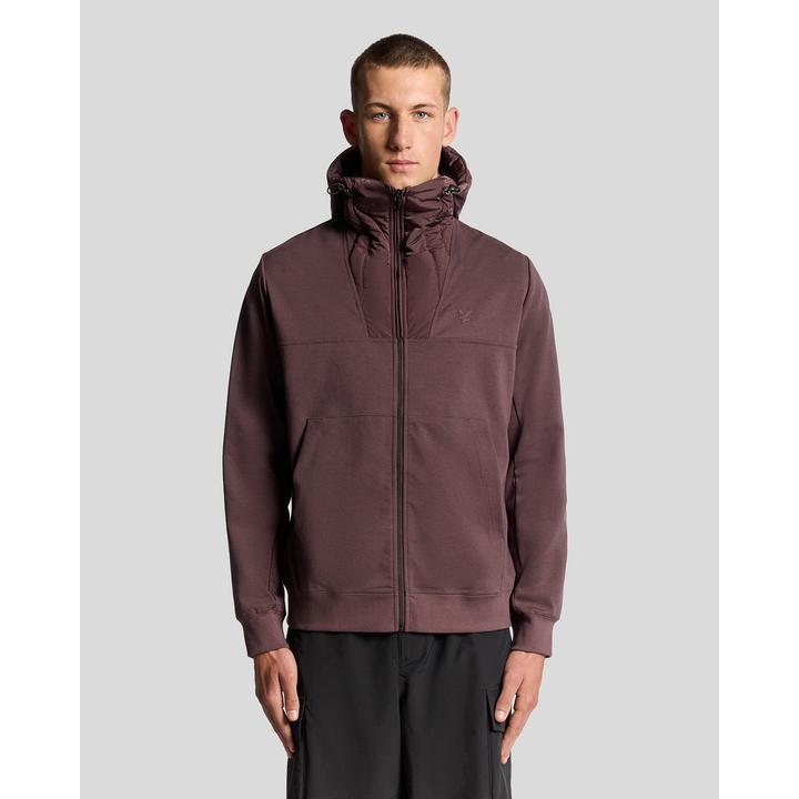 Produktbild Lyle and Scott Hybrider Kapuzen-Sweatshirt mit durchgehendem Reissverschluss (XL)