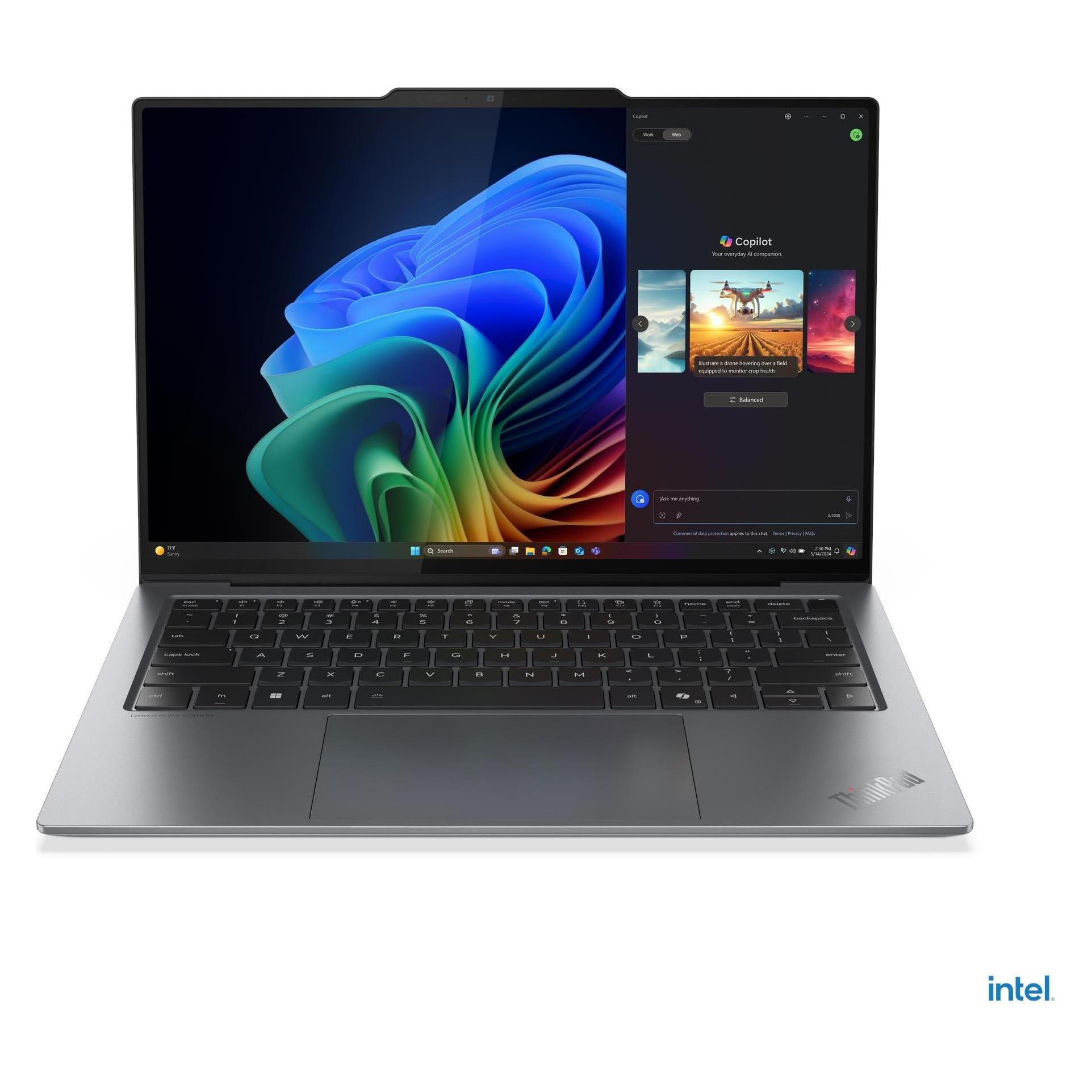 Lenovo ThinkPad X9-14 Gen 1 (14", 1000 GB, 32 GB, Eng. Int.), Notebook, Grau