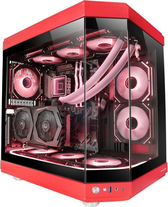 Immagine prodotto Mars Gaming Boitier Moyen Tour ATX MC-3T RGB con pannelli in vetro (rosso)