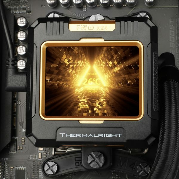 Produktbild Thermalright Frozen Warframe 240 Computer case, Processor All-in-one liquid cooler 12 cm Black 1...