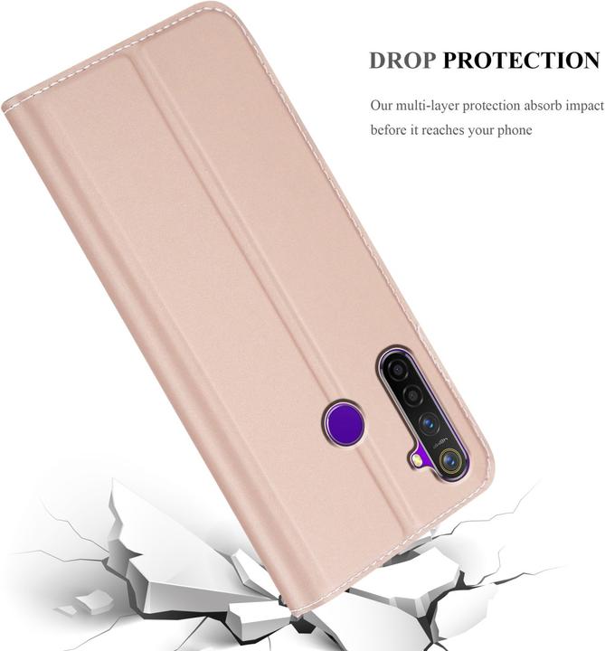 Image du produit Cadorabo Classy Book Housse pour Realme 5 / 5i / 6i / C3 (Domaine 5i, Domaine 6i, Realme 5, Realme C3)