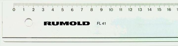 Produktbild Rumold Büro- und Technikerlineale FL 41 (30 cm)