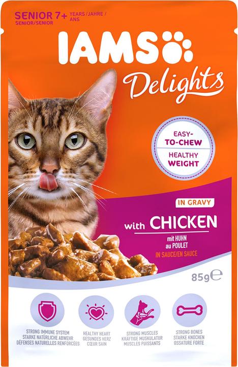 Produktbild Iams Delights (Senior, 1 Stk., 85 g)