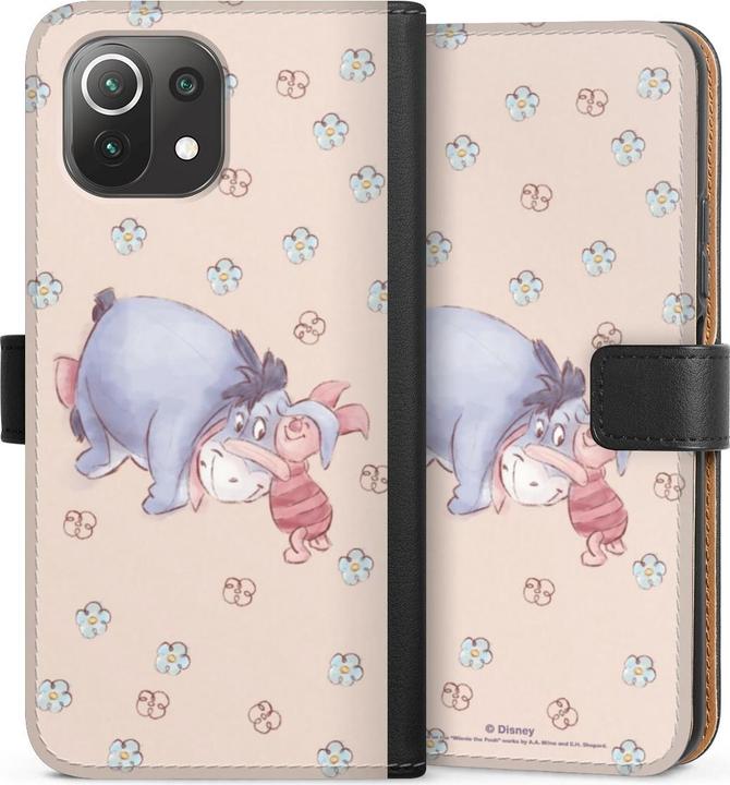 Actual product image DeinDesign Tasche für Xiaomi Mi 11 Lite Handy Flip Case Wallet Cover Handytasche Leder Disney Esel Winnie (Xiaomi Mi 11 Lite)