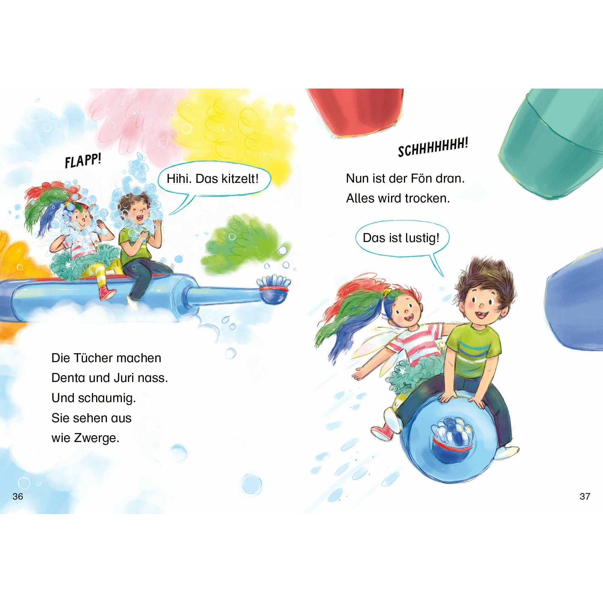 Thumbnail - JUNIOR – Einfach selbst lesen: Das Turbo-Zahnfee-Abenteuer (Lesestufe 1), Kinderbücher von Ann-Katrin Heger