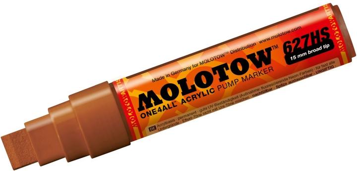 Actual product image Molotow Permanent marker One4All 627 HS refillable 15mm hazelnut brown (Hazel, 15 mm, 1 x)