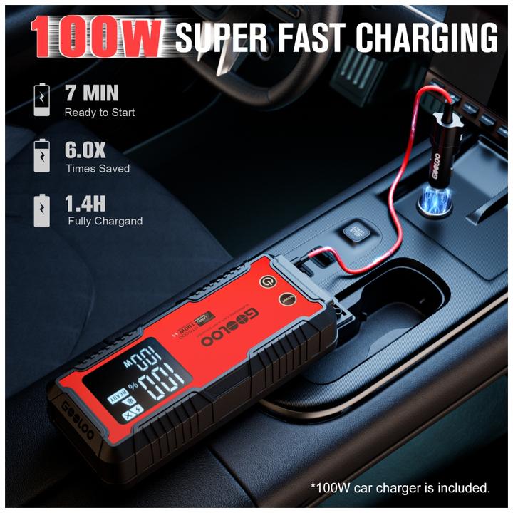 Image du produit Gooloo GT6000 Jump-Starter 6000 A Spitzenstrom (6000 A, 27000 mAh)