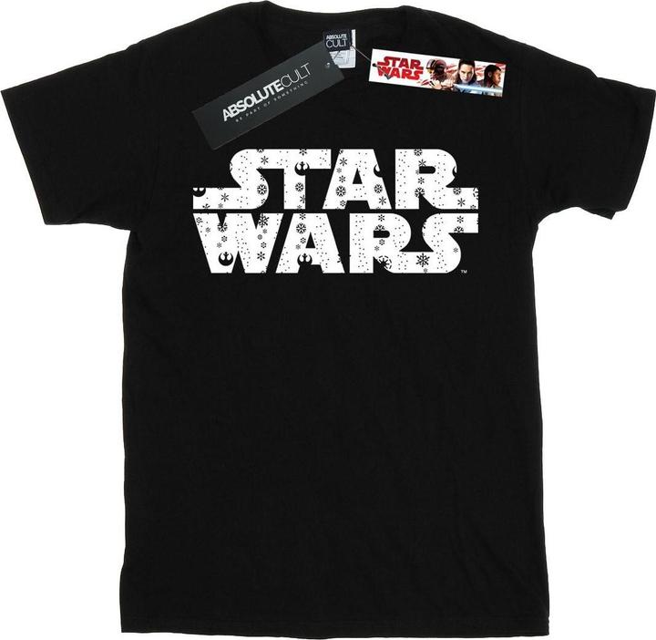 Immagine prodotto Star Wars Christmas Logo Maglietta Ragazzi (140, 146)