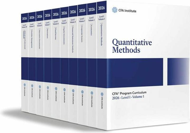 Produktbild 2026 Cfa Program Curriculum Level I Box Set (Englisch, Cfa Institute, 2025)
