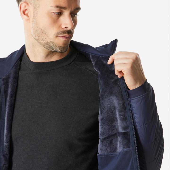 Actual product image Quechua Fleece jacket men's hybrid jacket warm winter hiking - SH900 Mountain (XXL)