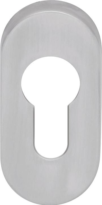 Actual product image Ogro Key rosette 6679 PZ AL Aluminium F1 Escutcheon thickness 9 mm PZ oval (Door set)