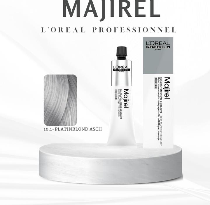 Image du produit L'Oréal Professionnel Majirel - 10.1 Platinblond Asch (10.1 frêne blond platine)
