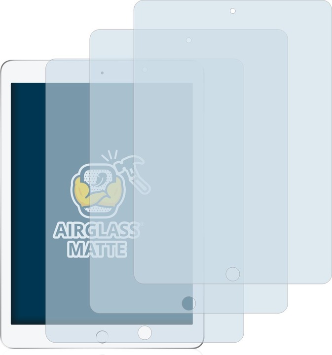 Produktbild BROTECT AirGlass Panzerglasfolie Matt (3 Stück, iPad 2017 (5. Gen))