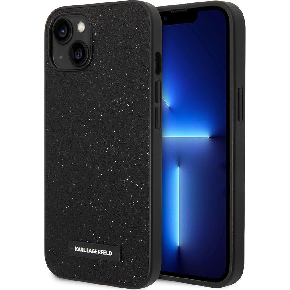 Karl Lagerfeld KLHCP14MG2ELK iPhone 14 Plus 6.7 "hardcase black / black Glitter Plaque Logo (Apple iPhone 14 Plus), Smar...