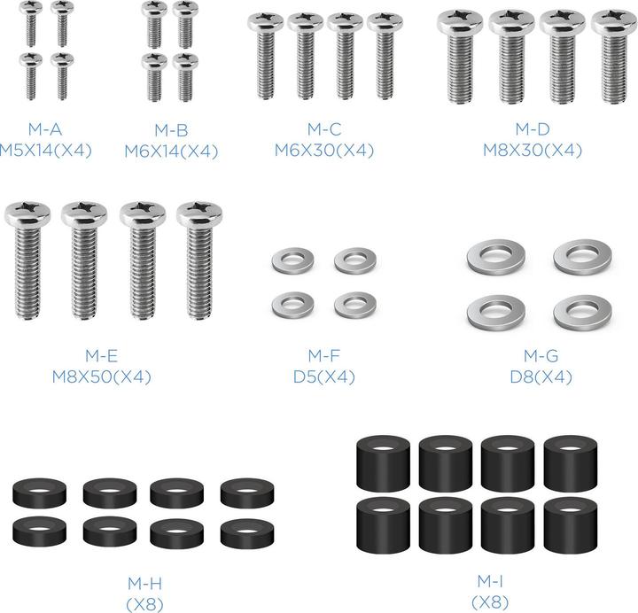 Actual product image Tooq Technology LP2355TN-B (Wall, 55", 30 kg)