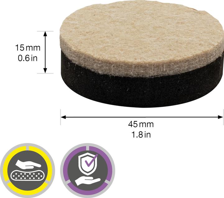 Filzgleiter Soft Pads (Filzgleiter, 2 Stk.)