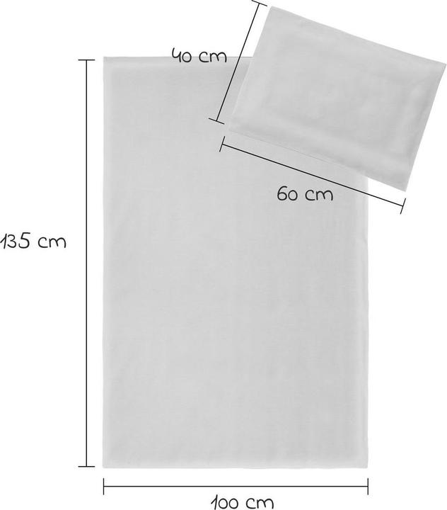 Produktbild Makian Bettwäsche 100 x 135 cm / 40 x 60 cm - Uni (100 x 135 cm, 40 x 60 cm)