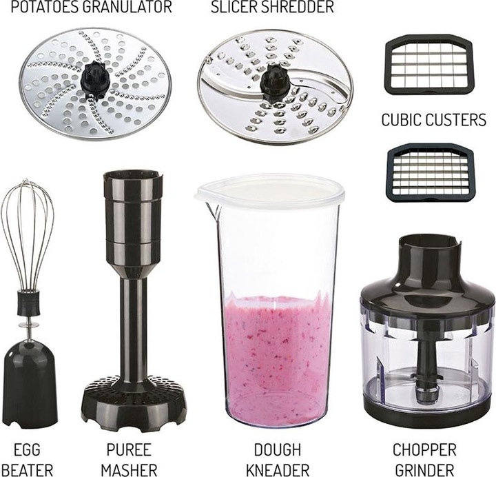 Actual product image Camry Hand blender SET black 1600W