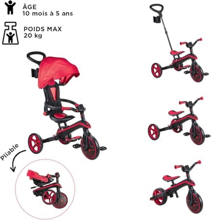 Image du produit Globber / Tricycle Explorer 4 in 1 Foldable