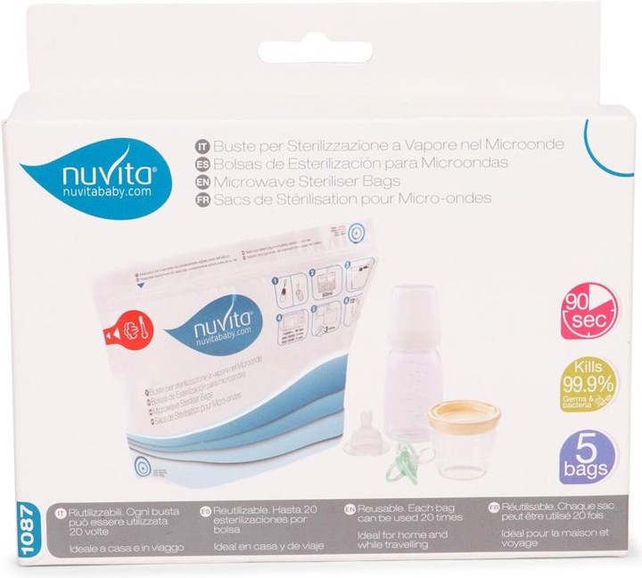 Immagine prodotto Nuvita Sacchetto per sterilizzatore a vapore a microonde