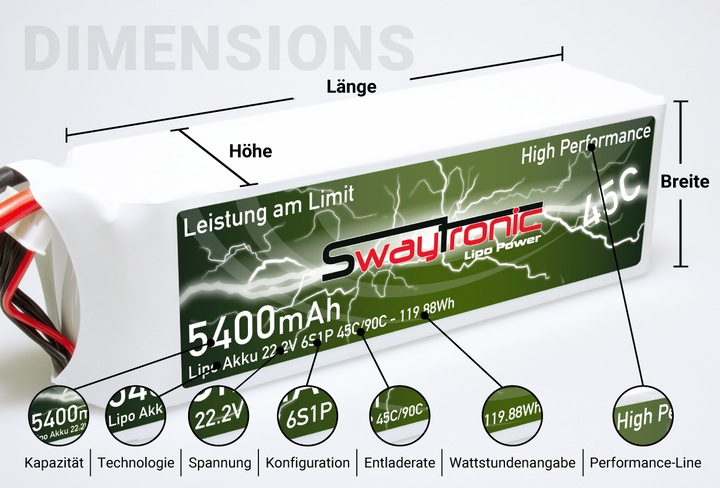 Produktbild Swaytronic High Performance (11.40 V, 4300 mAh)