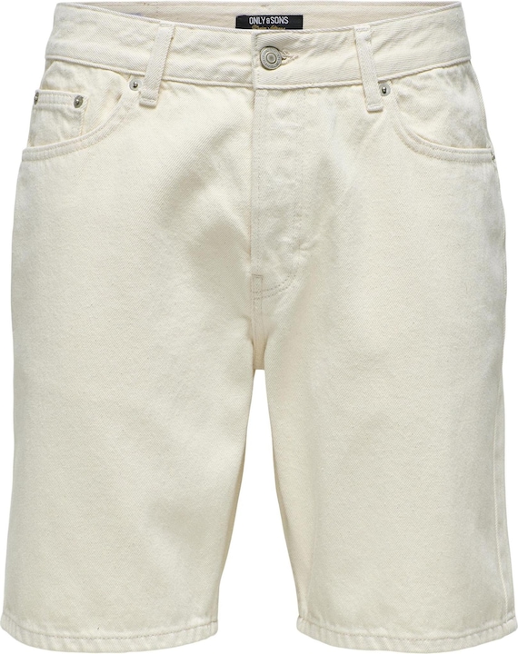 Actual product image Only & Sons Onsedge Ecru 2044 Pim Dnm Shorts Noos (L)