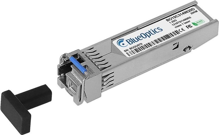 Produktbild BlueOptics Kompatibler Telco Systems BTI-SFP-GBD10L-DD-31/49S © BO15C3149620D SFP Transceiver, LC-Simplex, 1000