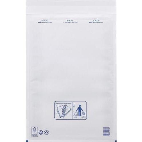 Raja, Versandtasche + Luftpolstertasche, Versandtasche PMBL6C Papier Weiss (75 x)