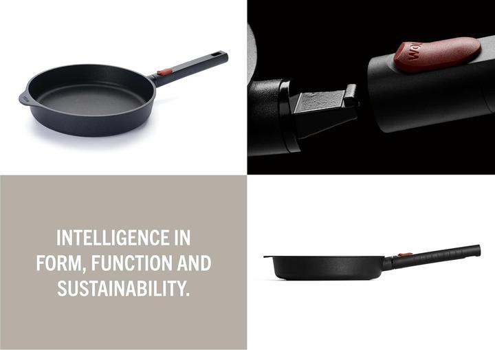 Actual product image Woll Frying Pan Eco Logic Ind.24cm (24 cm, Frying pan, Cast aluminium)