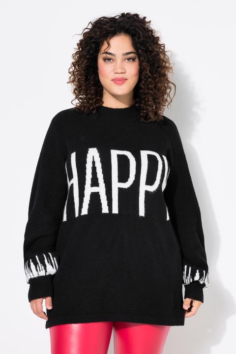 Produktbild Angel of Style Pullover, HAPPY-Statement, Ballon-Langarm (42, 44)