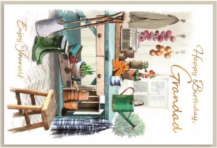 Actual product image Simon Elvin Grandad Birthday Greetings Card (Pack of 6) (6 pcs.)