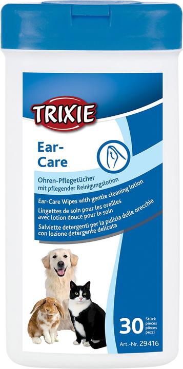 Actual product image Trixie Care wipes for ears 30pcs (Cat, Rodents, Dog)
