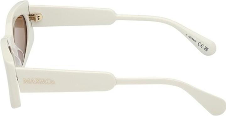 Immagine prodotto Latetobed Max & Co Mo0114 25j Shiny Ivory Women's Sunglasses 55/16/140